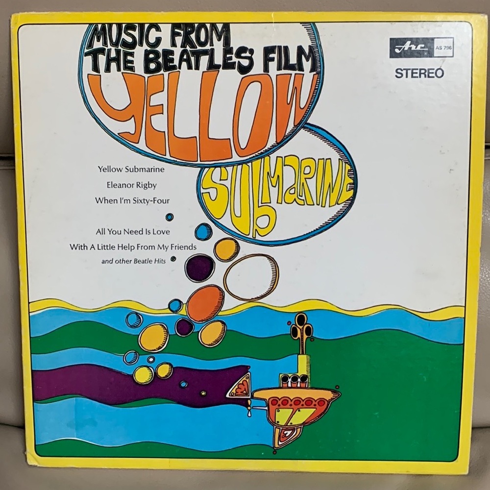 Music From THE BEATLES’ Film Yellow Submarine 1968 Vinyl
